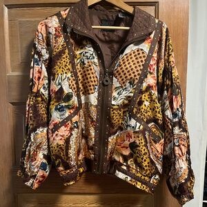 Vintage silk mureli jacket / Size S